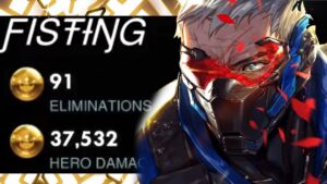 91 ELIMS - AIM OR GOD? GALE INSANE SOLDIER 76! 30K DMG! [ OVERWATCH SEASON 21 TOP 500 ]