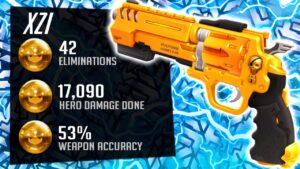 Dallas Fuel XZI Pro McCree gameplay - 42 elims! [ Overwatch Season 30 Top 500 ]