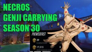 NECROS GENJI CARRYING -  GENJI GOD POTG OVERWATCH SEASON 30