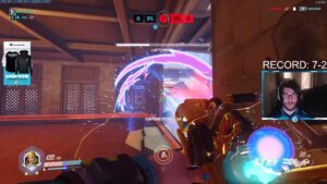 HARBLEU INSANE ZARYA GAMEPLAY OVERWATCH SEASON 30 TOP 500