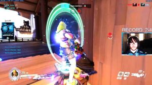 Harbleu Godlike Zarya gameplay - Overwatch Season 30 Top 500