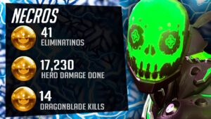 Necros The Most Dominant Genji Gameplay Ever! POTG! [ Overwatch Season 30 Top 500 ]