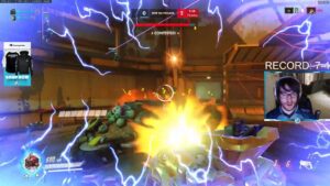 ONE HOOK MAN - HARBLEU! INSANE NANO ROADHOG OVERWATCH SEASON 30 TOP 500