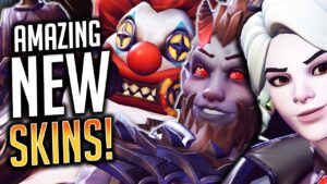 Overwatch - ALL 2021 Halloween Terror SKINS and ITEMS! (THE BEST SKIN EVENT?!)