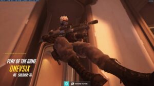 POTG! KABAJI INSANE SOLDIER 76 OVERWATCH GAMEPLAY SEASON 30 TOP 500