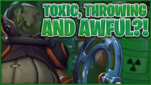 Toxic smurf is SO bad, HE CAN'T EVEN THROW PROPERLY (Overwatch)