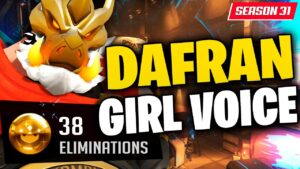 Dafran plays as Roadhog with Girl Voice Line! [ Overwatch Season 30 Top 500 ]