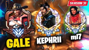 Gale Cassidy (McCree) + Kephrii Hanzo + ml7 Ana! [ Overwatch Season 31 Top 500 ]