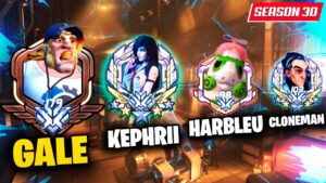 Gale Torbjorn + Kephrii Widow + Harbleu Roadhog + Cloneman16 Sigma! [ Overwatch Season 30 Top 500 ]