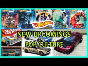 Hot Wheels DC Comics Pop Culture, Coupe Clip, Dimachinni Veloce, Overwatch Series, Datsun 510.