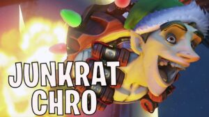 JUNKRAT ONE TRICK - CHRO! PROLIKECHRO JUNKRAT GAMEPLAY OVERWATCH SEASON 30 TOP 500