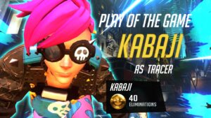 Kabaji Sick Nano Tracer - 40 elims! POTG! + ml7 [ Overwatch Season 30 Top 500 ]