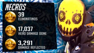 Necros BEST Genji in the World - 39 elims! [ Overwatch Season 31 Top 500 ]