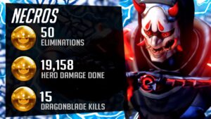 Necros Fastest Genji God - 50 elims! [ Overwatch Season 31 Top 500 ]