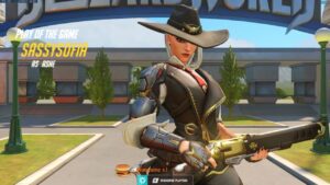 Overwatch Best DPS Pro Dafran Funny Ashe Gameplay -POTG-