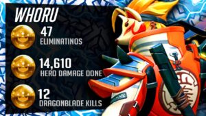 Whoru Korean DPS Genji and Tracer - 47 elims! [ Overwatch Season 31 Top 500 ]