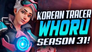 Whoru showing his Tracer skill - Overwatch Season 31 Top 500