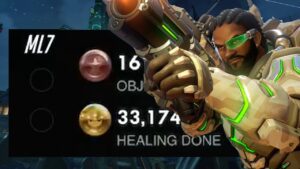 33K Heal! ml7 + Emongg! Baptiste Overwatch Gameplay Season 31 Top 500