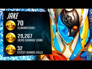 70 ELIMS - Jake Dominating as ECHO! [ Overwatch Season 31 Top 500 ]