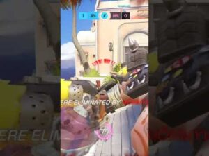 Accidentally hooked Cassidy through the floor #overwatch #shorts