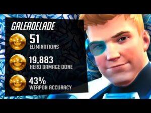 Gale Cassidy and Soldier 76 - 51 elims! [ Overwatch Season 31 Top 500 ]