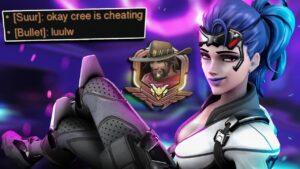 I faced a HACKING Cassidy and WON as Widowmaker - Overwatch