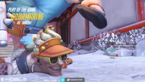POTG! AQUAMARINE JUNKRAT RANKED GAMEPLAY OVERWATCH SEASON 31 TOP 500
