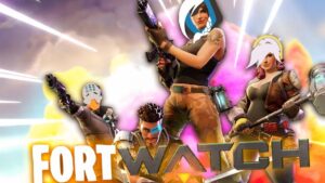 Playing Fortnite in Overwatch