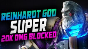 Super showing his Reinhardt skill! 20k DMG Blocked! [ Overwatch Season 31 Top 500 ]