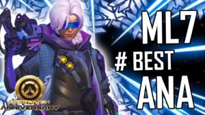 17K Heal! ml7 Insane Ana Gameplay Overwatch Season 32 Top 500