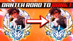 Danteh Pro Tracer - Insane Tracking! 42 elims! [ Overwatch Season 32 Top 500 ]