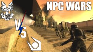 Halo UNSC vs Combine Overwatch | NPC Wars