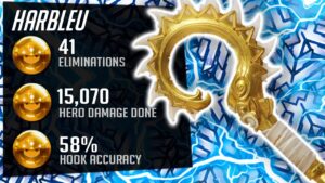 Harbleu #1 Roadhog in the World! 41 elims! [ Overwatch Season 32 Top 500 ]