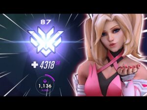 Reaching 4300 with Mercy ONLY! (Overwatch)