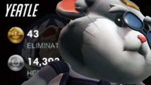 43 ELIMS! YEATLE HAMMOND OVERWATCH GAMEPLAY SEASON 32 TOP 500