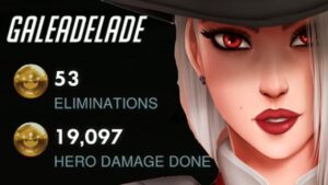 53ELIMS! POTG! GALE INSANE SOLDIER 76 + ASHE GAMEPLAY OVERWATCH SEASON 32 TOP 500