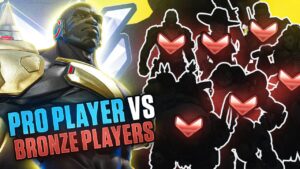 Can 1 Pro Beat 6 BRONZE Players!? Overwatch Contenders Players vs Bronze Episode 1!