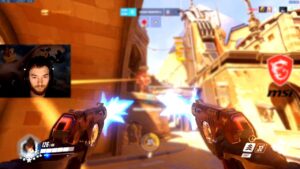 Dafran Tracer gameplay on Anubis map! [ Overwatch Season 32 Top 500 ]