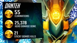 Danteh #1 Echo in the World - 55 elims! [ Overwatch Season 32 Top 500 ]