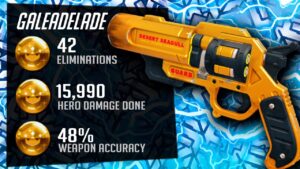 Gale Hitscan Main McCree (Cassidy) - 42 elims! [ Overwatch Season 32 Top 500 ]