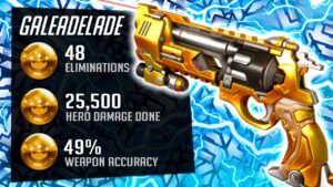 Gale OP Cassidy (McCree) and Soldier 76 - 48 elims! [ Overwatch Season 32 Top 500 ]