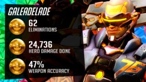 Gale Soldier 76 - Insane Tracking! 62 elims! 24.7k DMG! [ Overwatch Season 32 Top 500 ]