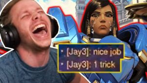 I won this game by Trash Talking the enemy team! (Overwatch)