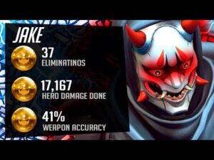 Jake Pro Genji and Tracer gameplay - Overwatch Season 32 Top 500