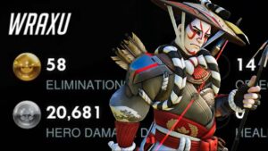 POTG! 64% KP! 58 ELIMS! TOP 500 HANZO - Wraxu ! Hanzo Gameplay Overwatch Season 32 Top 500 Gameplay