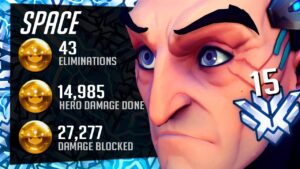 Space Pro Sigma Main - 43 elims! [ Overwatch Season 32 Top 500 ]