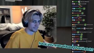 xQc teammates ask him if he ever play Overwatch