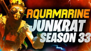 AquamarineOW DPS Junkrat One Trick - 33 elims! [ Overwatch Season 33 Top 500 ]