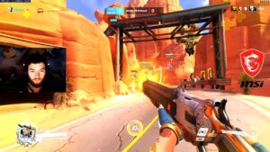 Dafran Ashe gameplay on Route 66! 40 elims! [ Overwatch Season 32 Top 500 ]
