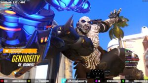 GetQuakedOn Doomfist Onetrick - POTG! [ Overwatch Season 32 Top 500 ]